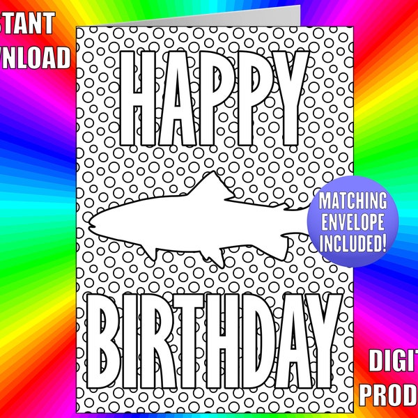 Fishing and Hunting Birthday Card - Etsy