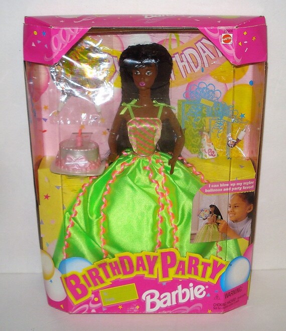 birthday party barbie 1998