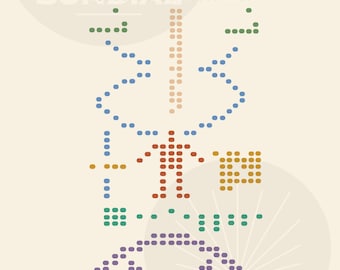 Arecibo, konsttryck 30 x 43 cm