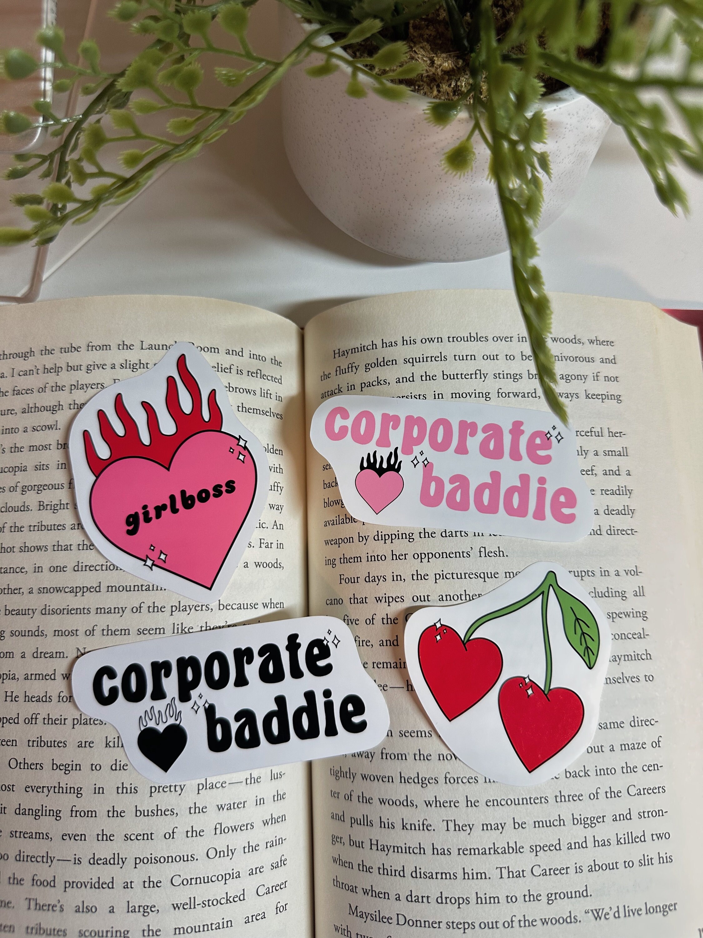 Girlboss Sticker | Glitter Sticker | Work Gift | Corporate Baddie ...