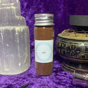 Luck, herbal ritual incense, powder incense blend, spells, essential oil, witchcraft, positive magic, natural, witchcraft supplies