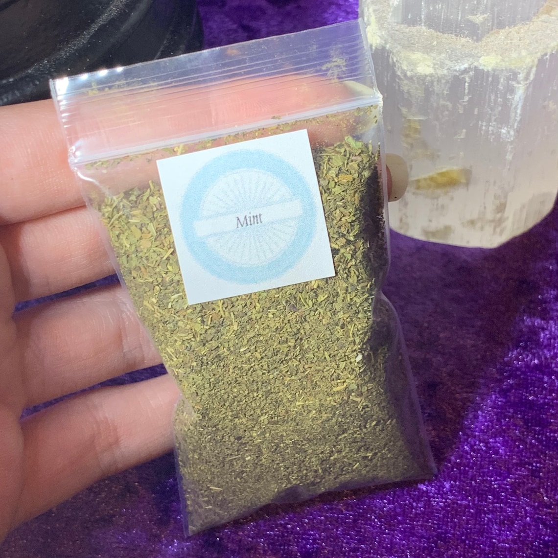 Mint Dried Mint Ground Peppermint Flowers Herbs Etsy UK