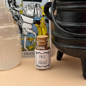 Hex powder, revenge, curse, witchcraft supplies, dark magic, hoodoo, voodoo, enemy, jinx, altar tools, baneful