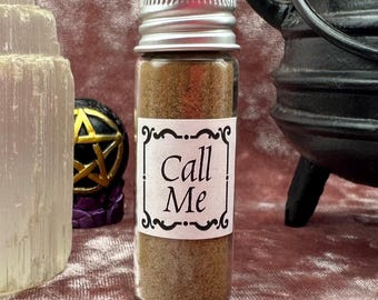 Call me powder, love spell, communication spell, relationship magic, lust, love powder, attraction, romance, desire, magic, attract love