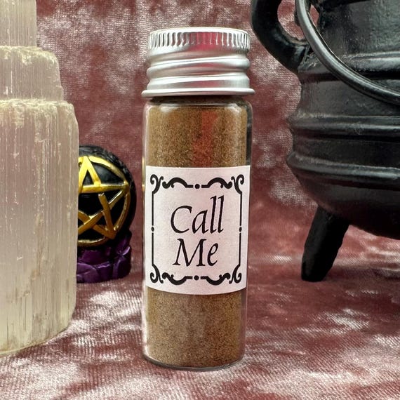 Call me powder, love spell, communication spell, relationship magic, lust, love powder, attraction, romance, desire, magic, attract love