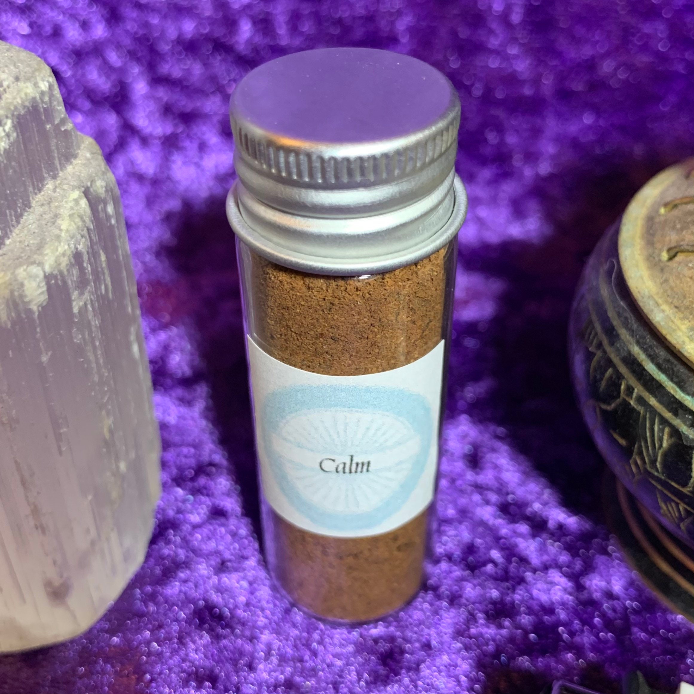 Calm meditation Herbal incense powder incense blend Etsy