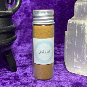 Money spell, quick cash incense, prosperity magic, ritual incense, powder incense, spells, witchcraft supplies, hoodoo, natural