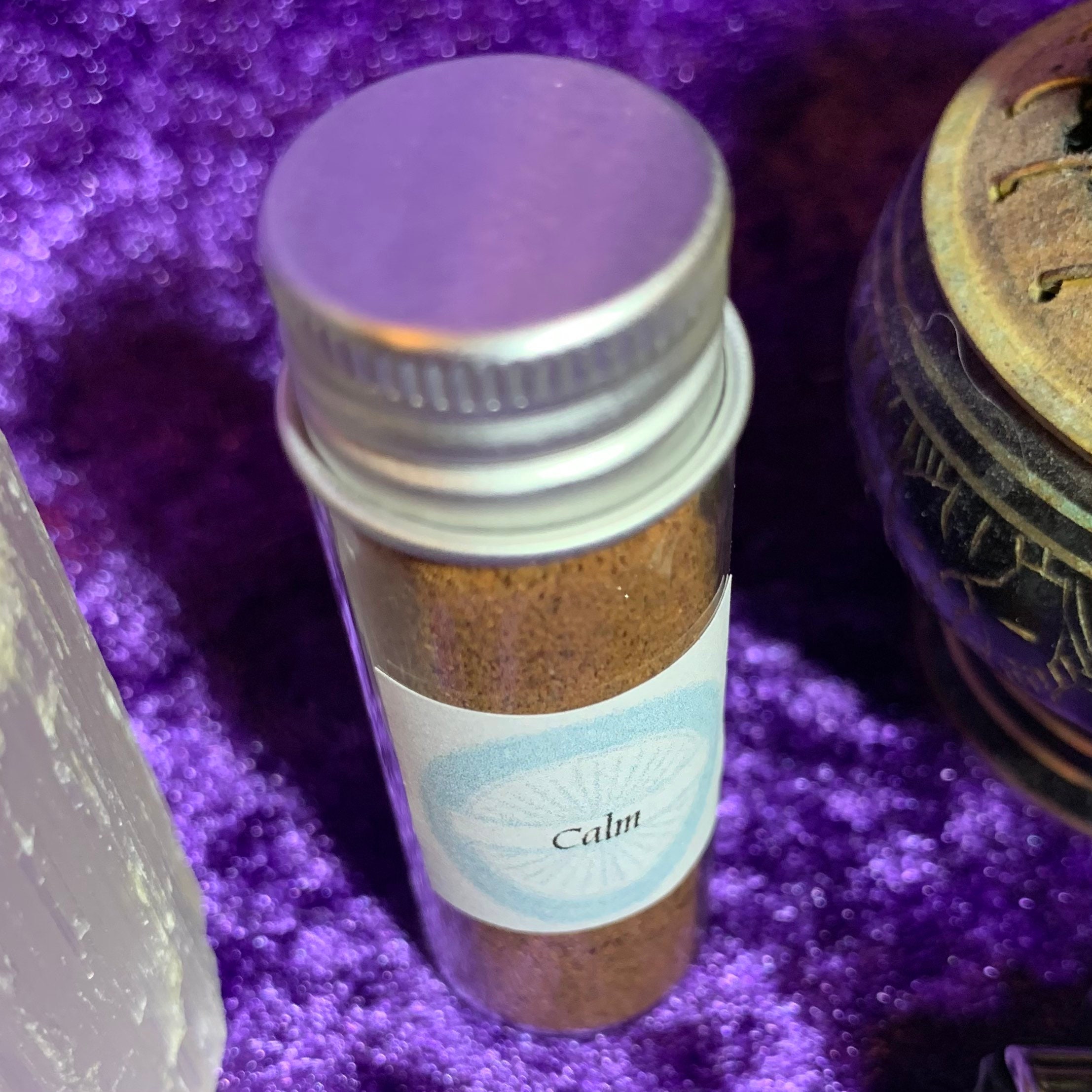 Calm meditation Herbal incense powder incense blend Etsy