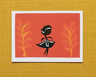 Poatcard "Dancer"