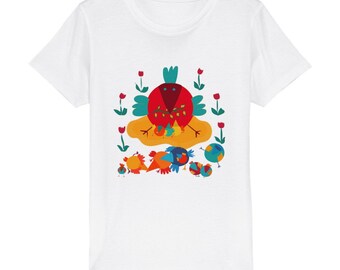 Bio Kinder T-Shirt "Vogelbande"