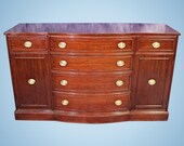 RWay Northern Furniture Federal Mahogany Buffet Console Sideboard Cabinet Server