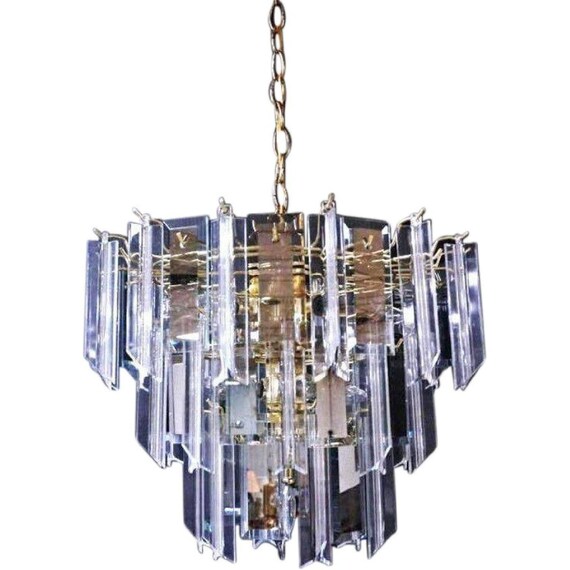 lucite chandelier modern