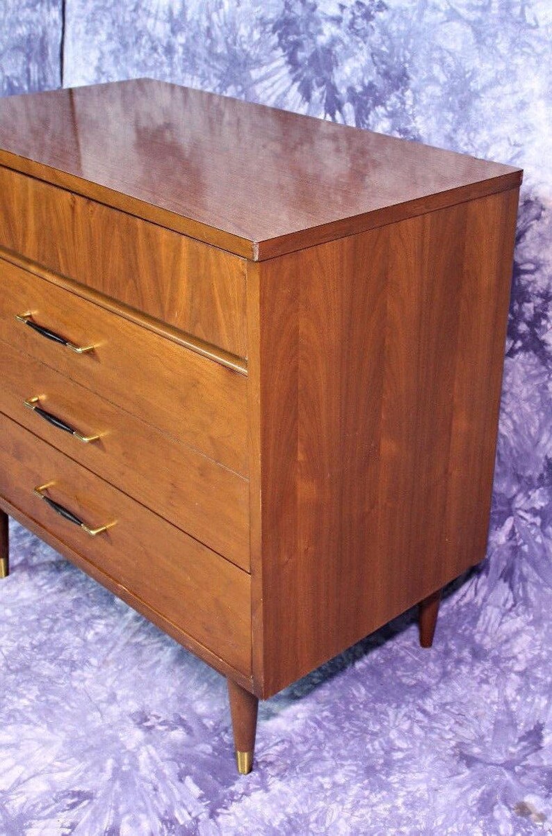 Mid Century Modern Chest of Drawers Dresser Bureau Credenza Etsy