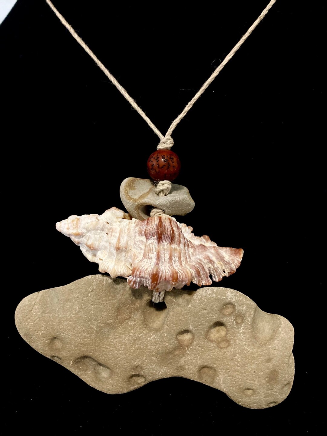 Good Shell Amulet Shell Hagstone Amulet - Etsy