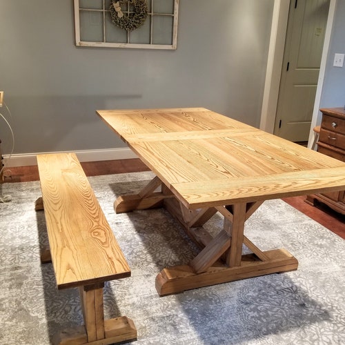 Expandable Farmhouse Table With Leaf Storage Local Pick Up Expandable Farmhouse Table With Leaf, How To Build A Farmhouse Table With Leaf