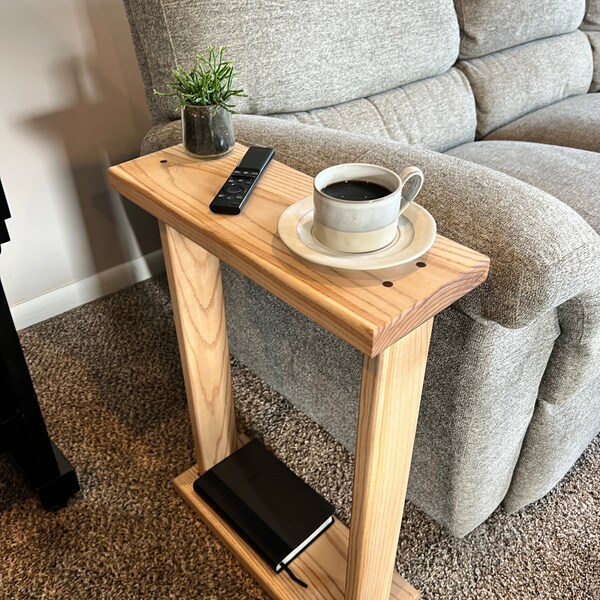Narrow Side Table Etsy