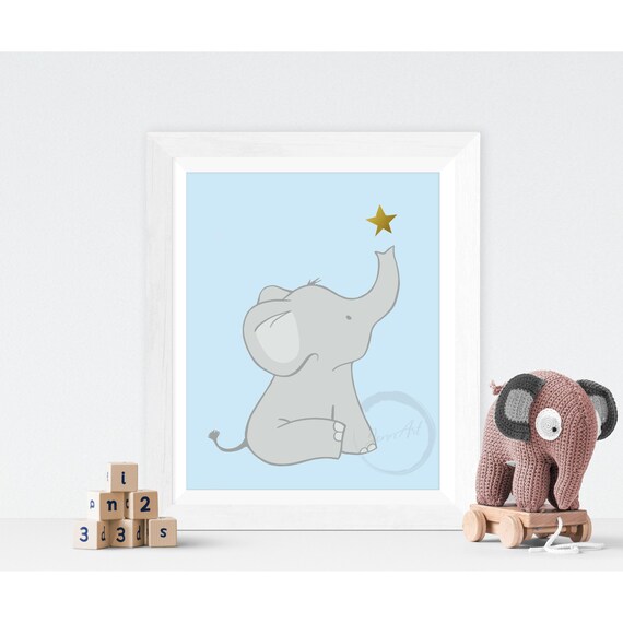 blue elephant nursery