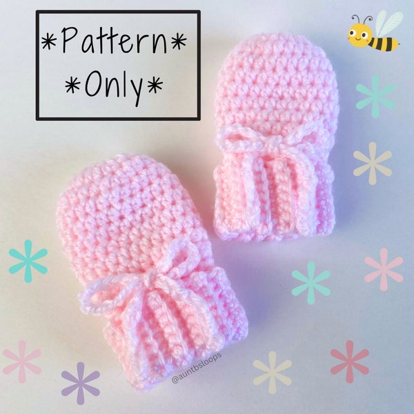 Crochet Baby Mittens Etsy