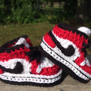 Crochet Baby Jordan Sneakers Crochet 