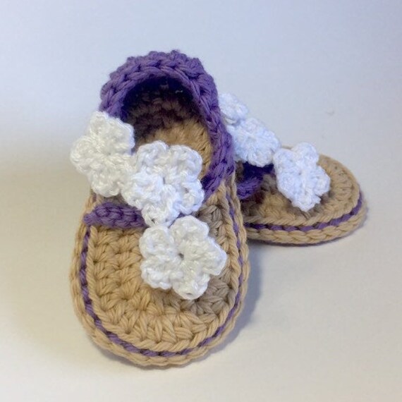 Sandalias de bebé de ganchillo Zapatos de bebé de ganchillo | Etsy México
