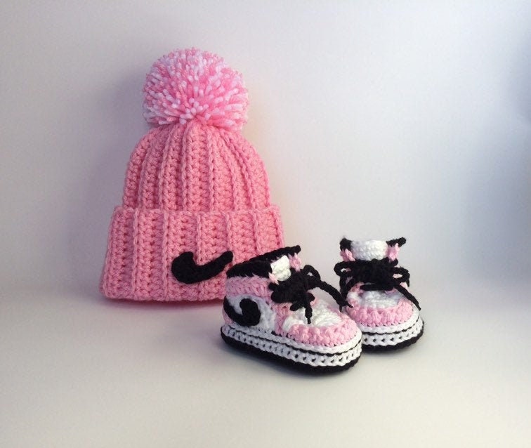 jordan infant hat and booties