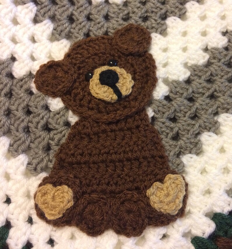 Crochet Baby Bear Blanket Crochet Teddy Bear Blanket Etsy