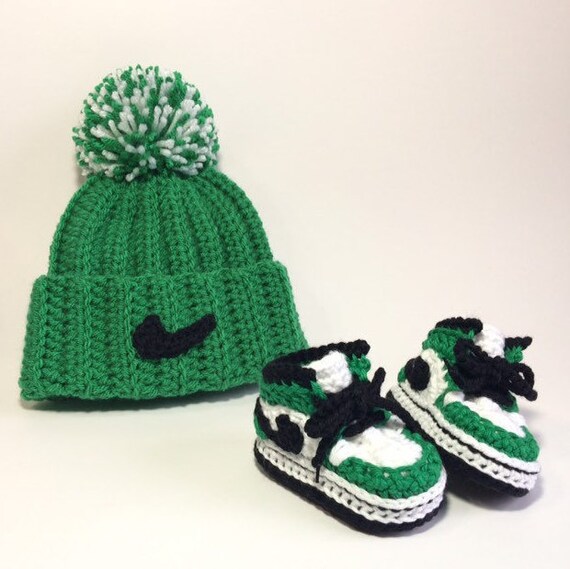 jordan booties and hat