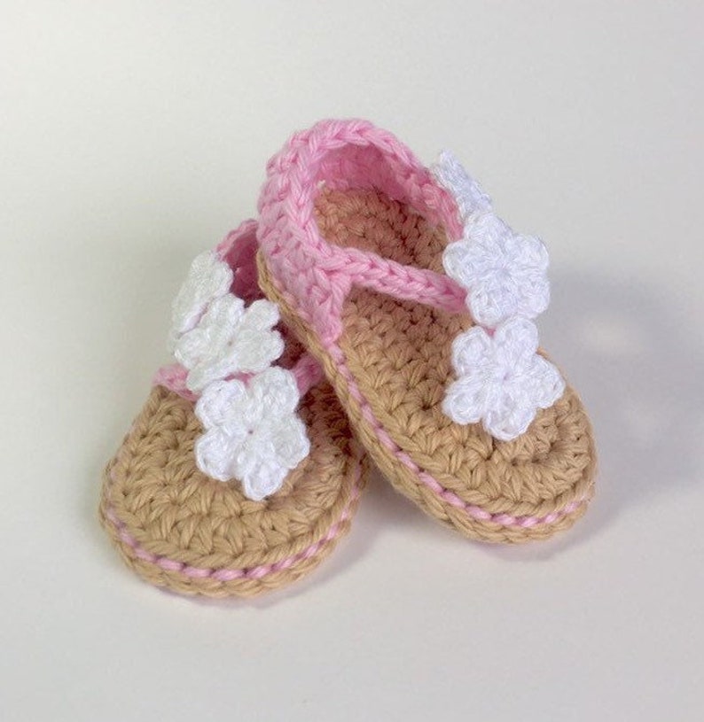 Crochet Baby Sandals Crochet Baby Shoes Baby Crib Booties - Etsy