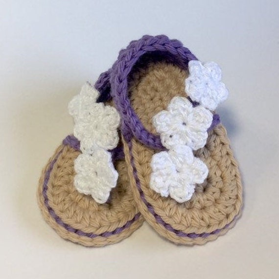 Sandalias de bebé de ganchillo Zapatos de bebé de ganchillo | Etsy México