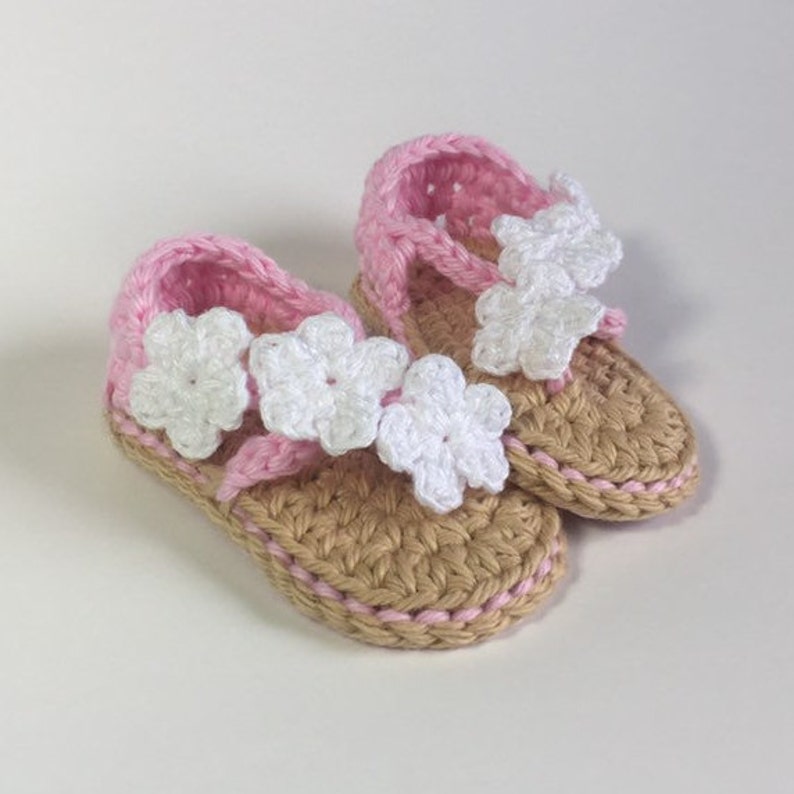 Crochet Baby Sandals Crochet Baby Shoes Baby Crib Booties | Etsy
