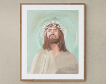 Easter Collection, "Redeemer", Fine Art Print, Christian Art, Easter Art, The Atonement