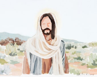 Watercolor jesus Stock Photos, Royalty Free Watercolor jesus Images | Depositphotos®