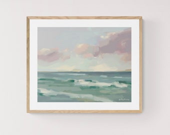 Fine Art Print of “Breathe In”, Coastal Art, Ocean Painting