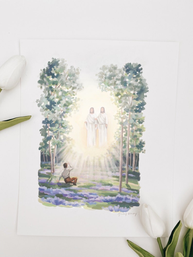 First Vision Painting LDS Artwork Acrylic Fine Art Print | Etsy