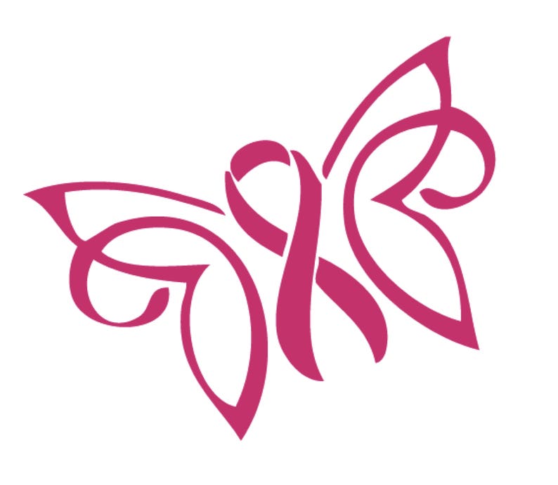 Free Free 143 Cancer Ribbon Butterfly Svg SVG PNG EPS DXF File