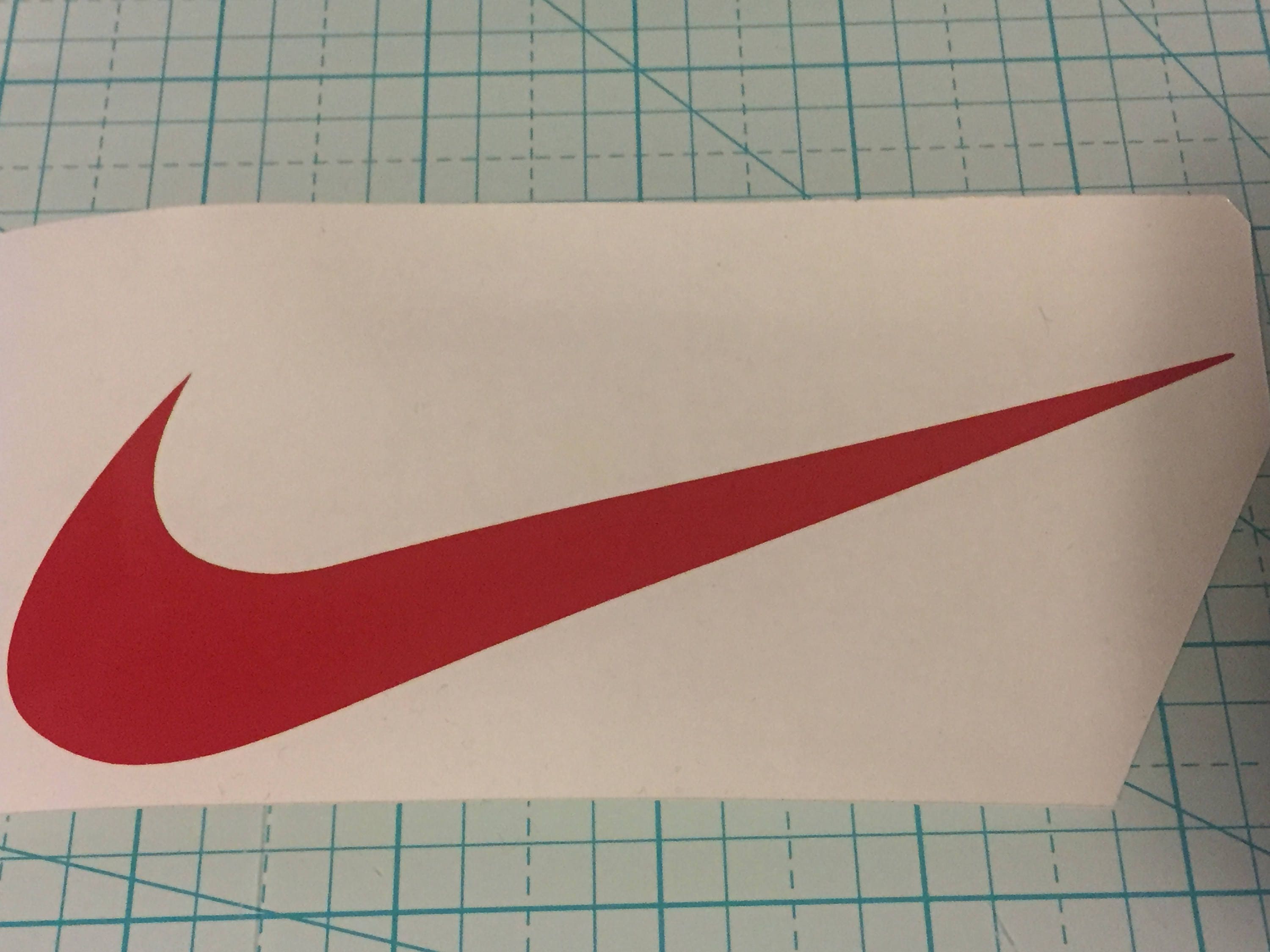 Nike Swoosh Vinyl Decal Etsy