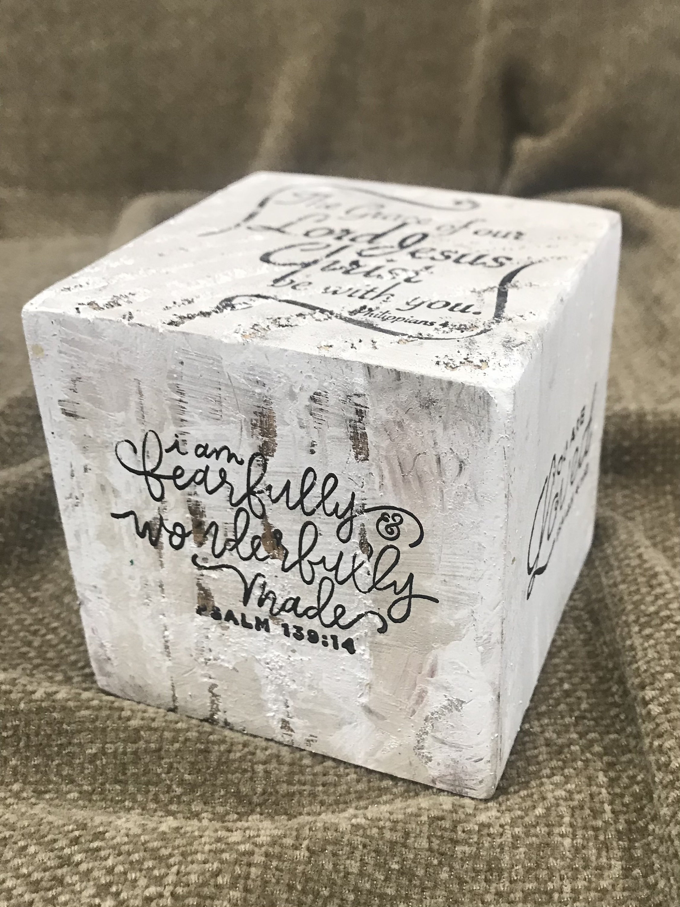 Wooden Scripture Block - Etsy