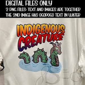 Ogopogo - Indigenous Creature -Sublimation Digital File