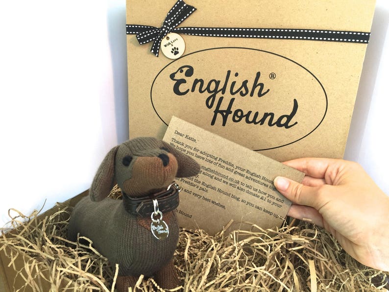 Dachshund Personalised Dachshund Gift, Collectible, Soft Toy, Gift Boxed, Gift for dog lovers, Personalised gift for dog lovers image 8