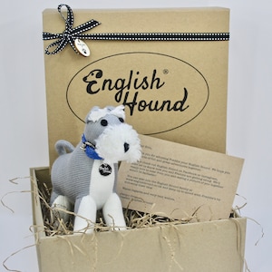 Schnauzer - Personalised Schnauzer Gift, Schnauzer Gift, Gift Boxed, Soft Toy, Collectible, Gift for pet lover, Gift for dog lover