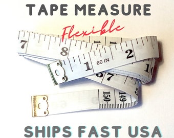 Flexible Sewing Measuring Tape: 60 Inch, Imperial/Metric