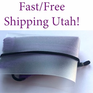 透明プラスチック製フェイスマスクホルダー：ポケット収納ケース