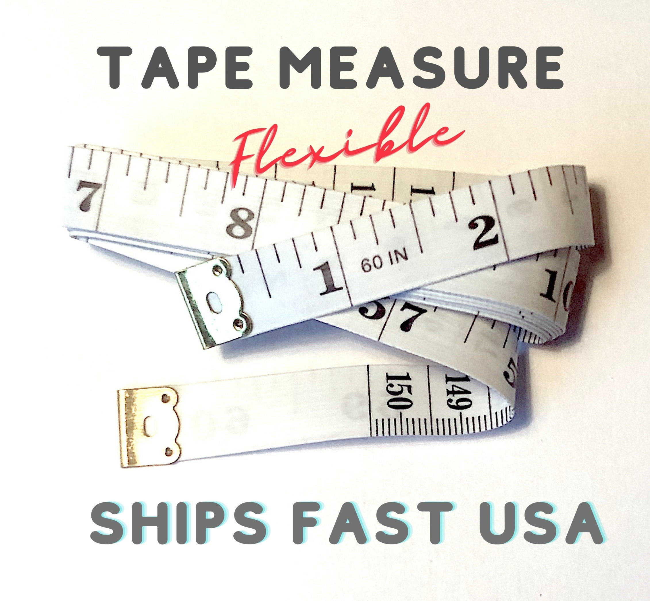 Measuring Tape for Sewing Crafts. Inexpensive White Tape Etsy