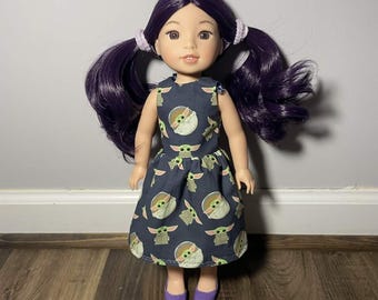 Robe grogu faite main Disney Star Wars pour poupées de 36 cm