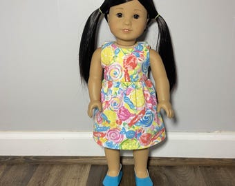 Handmade Candy Dress for 18-Inch Dolls