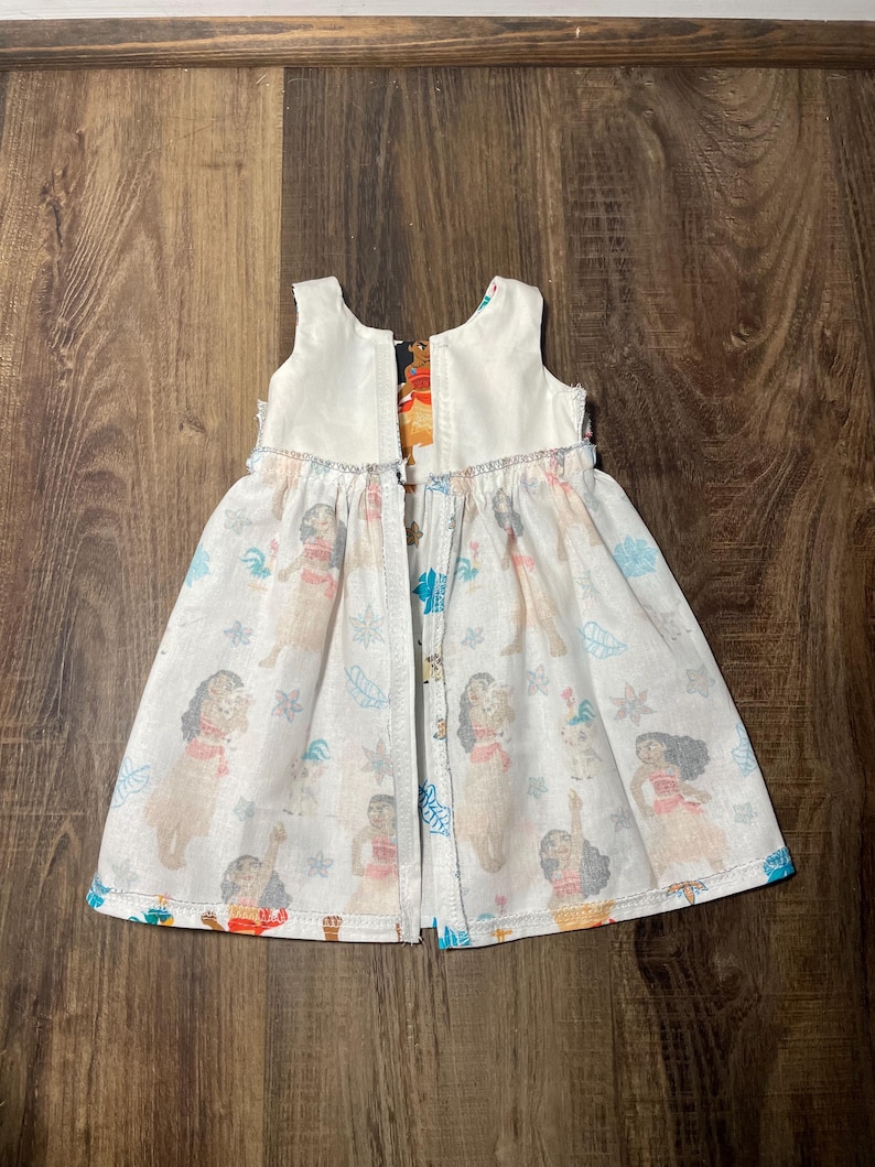 Handmade Disney Princess Moana Dress for 18-Inch Dolls image 7