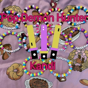 KPop Demon Hunters Kandi Bracelets Huntrix Saja Boys