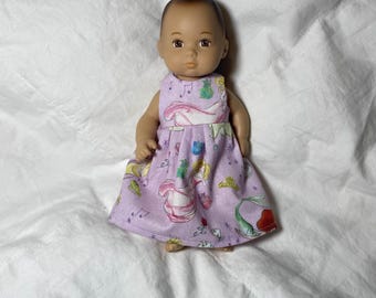 Handgemaakte Disney-prinsesjurk voor Little Bitty Baby Dolls American Girl