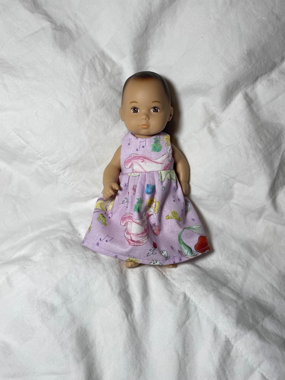 Handmade Disney Princess Dress for Little Bitty Baby Dolls American Girl