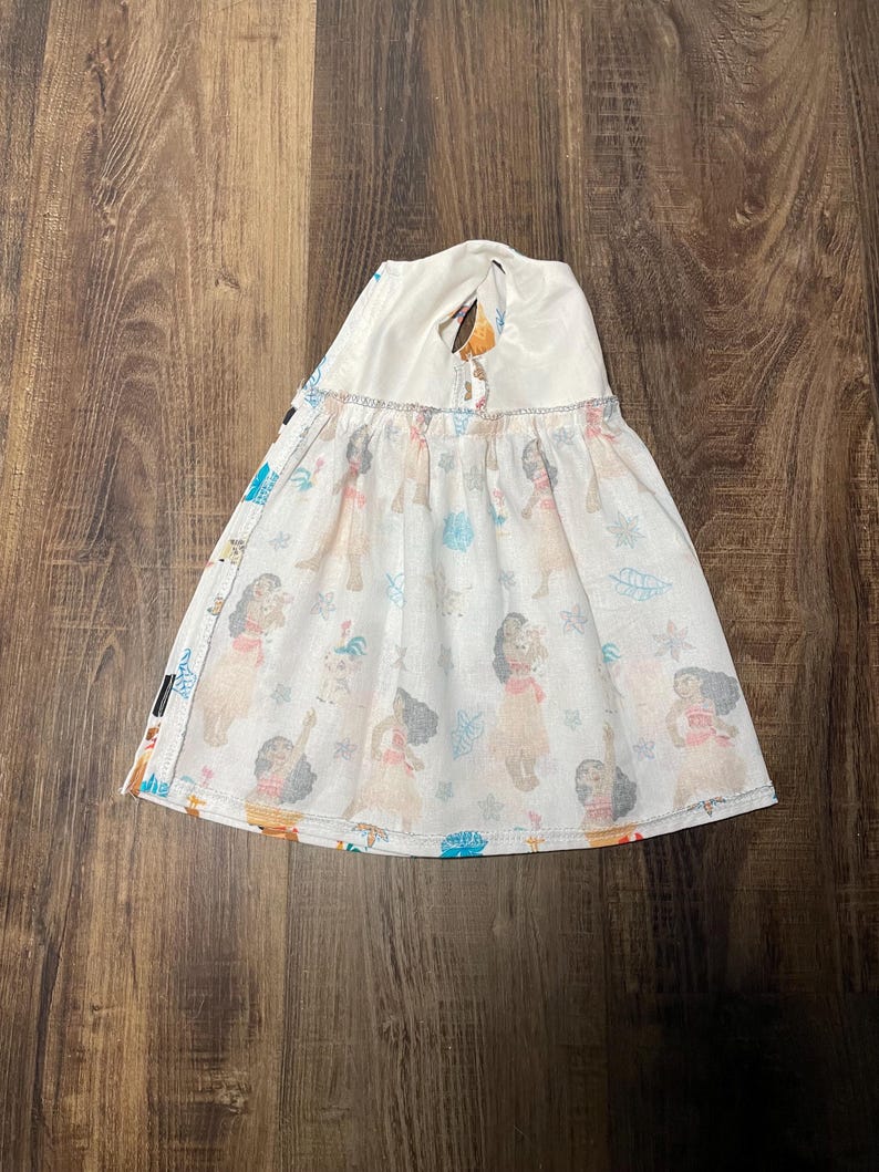 Handmade Disney Princess Moana Dress for 18-Inch Dolls image 9